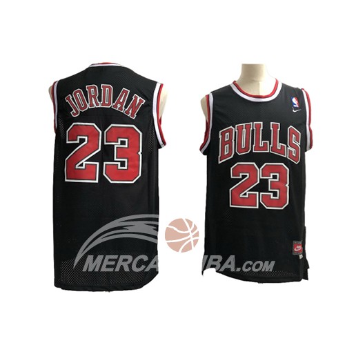 Maglia Chicago Bulls Michael Jordan Retro Nero2